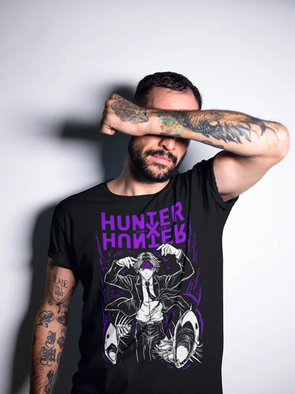 Hunter X Hunter Chrollo Lucilfer T-shirt HXH Anime Graphic Tee All Size