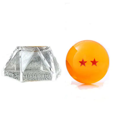 4.3 5.7 Cm Dragon Ball Z Crystal Ball Anime Figure 1 2 3 4 5 6 7 Star Dragon Balls with Stand