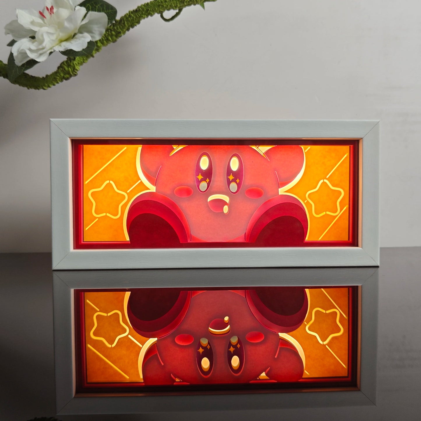 anime Atmosphere Night Light Paper Carving Light Paper-Cut Light