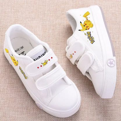 Pokemon Pikachu Children's Canvas Shoes Spring Autumn Boy's Sneakers