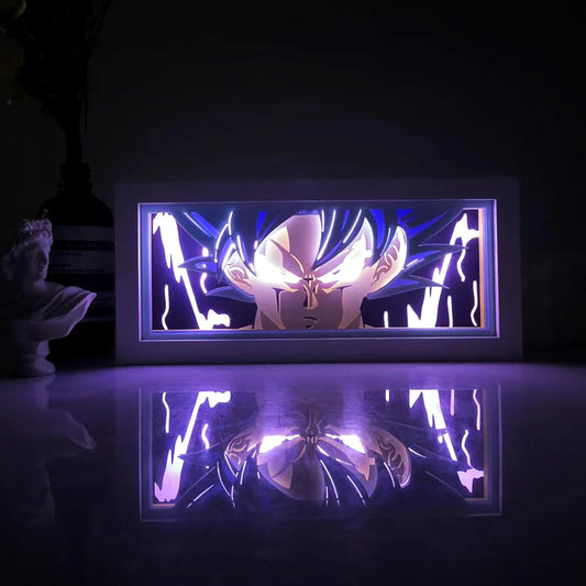 anime series paper-cut light room bedroom night light remote control colorful light box atmosphere light