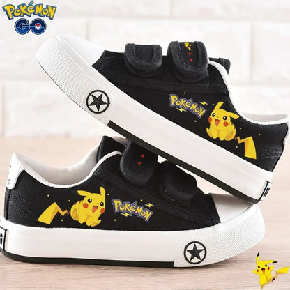 Pokemon Pikachu Children's Canvas Shoes Spring Autumn Boy's Sneakers