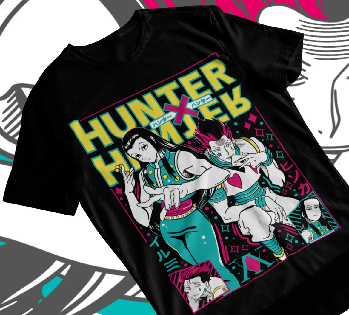 Hunter X Hunter T-Shirt Gon Killua Hisoka Anime Manga Unisex Tshirt Soft Tee