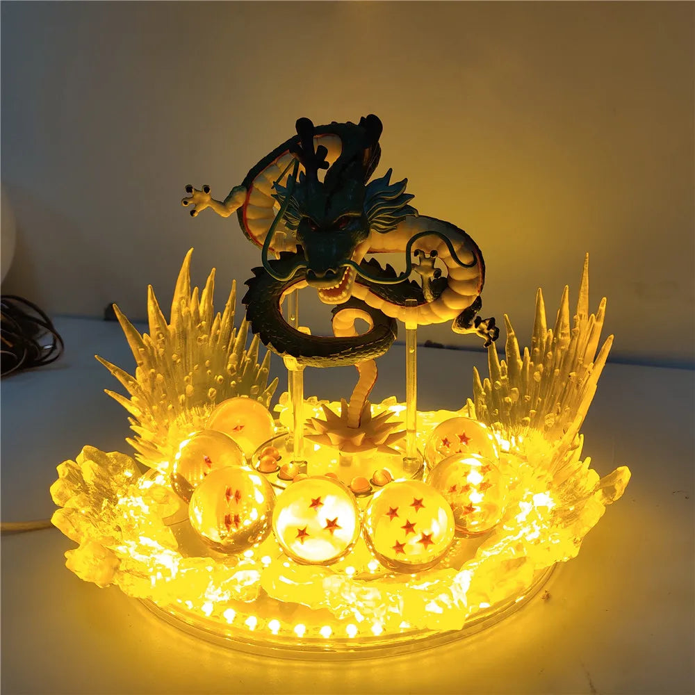 Dragon Ball Z Figures Shenron  Shenlong Super Saiyan LED Light