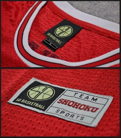 1-15 Anime Shohoku School Basketball Team Slam Dunk Jersey Cosplay