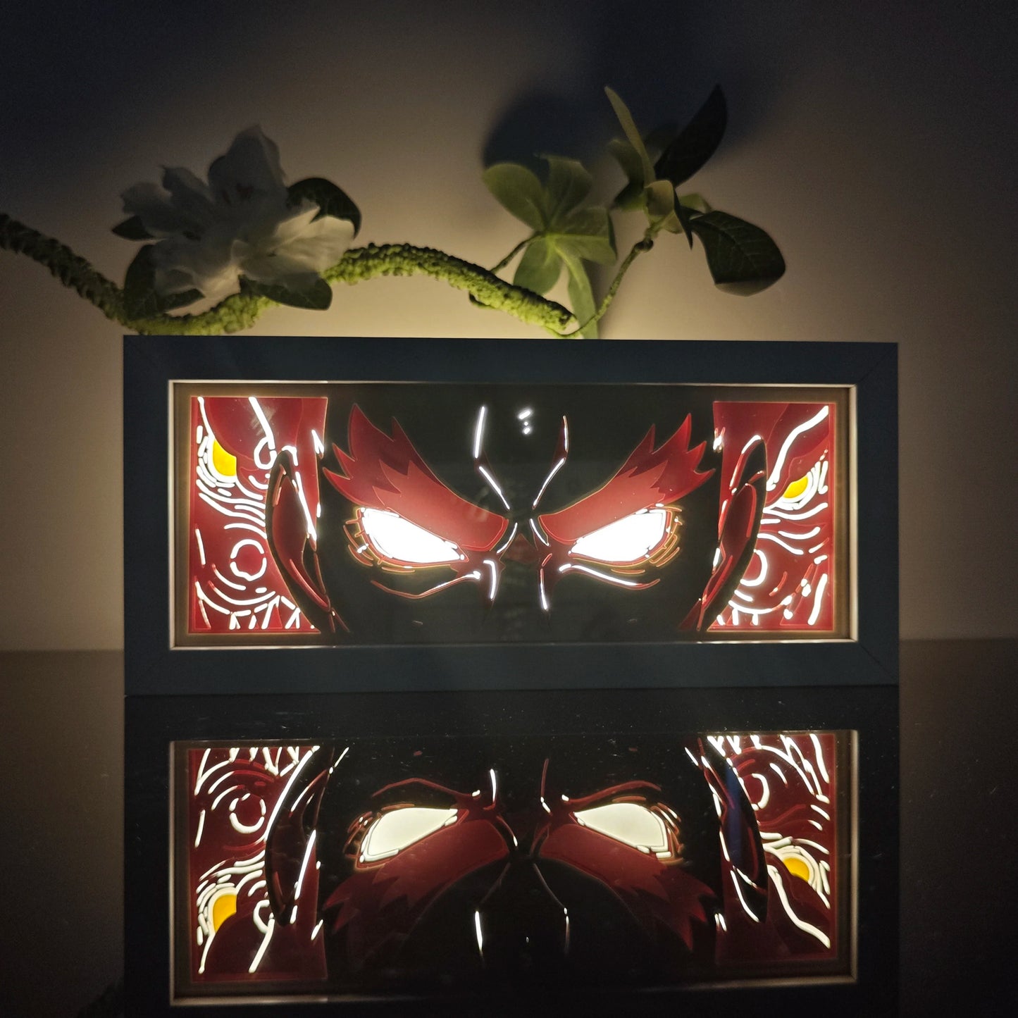 anime Atmosphere Night Light Paper Carving Light Paper-Cut Light