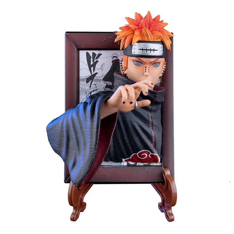 Naruto Anime Pain and Konan Action Akatsuki Photo Frame Exquisite Ornaments