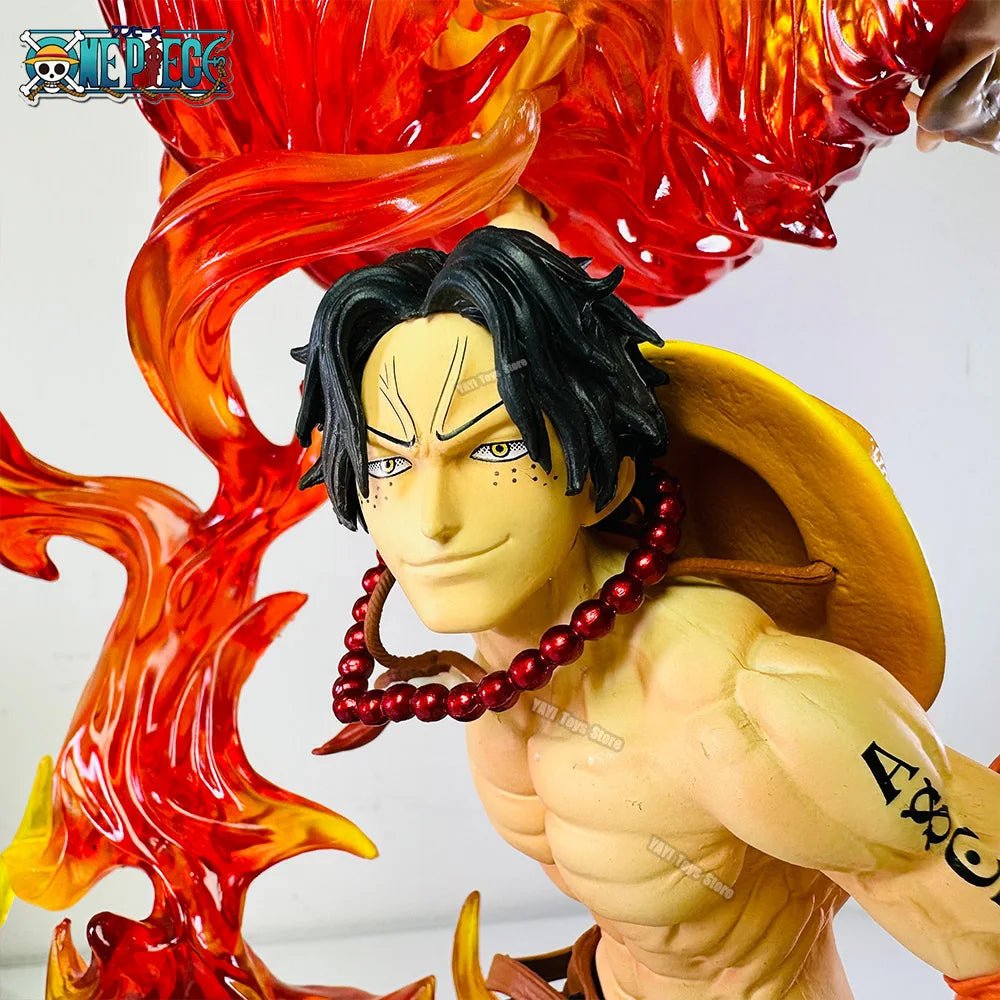 30cm One Piece Anime Figure Fireball Portgas D Ace