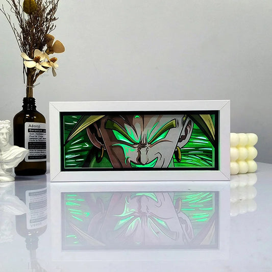 Dragon ball  paper-cut nightlight atmosphere light colorful light box remote control