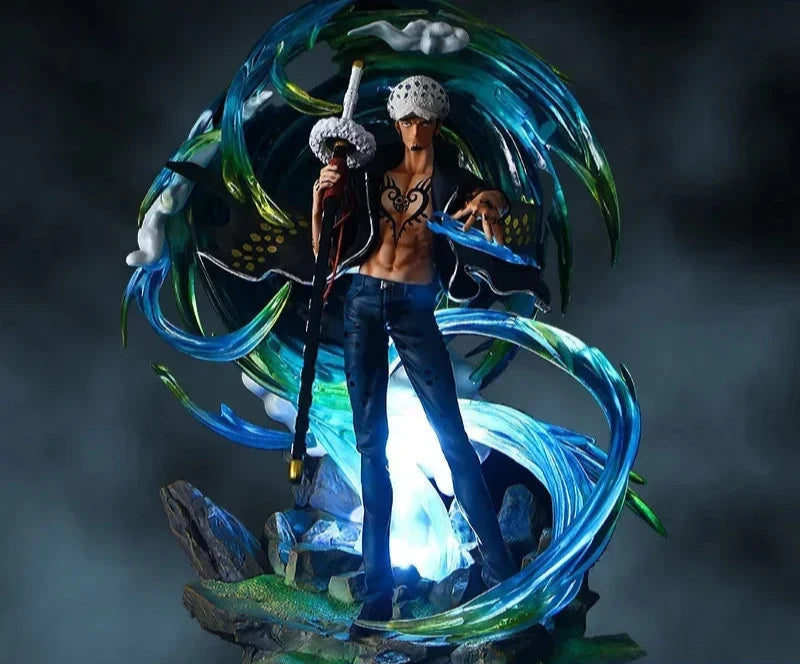 41cm ONE PIECE Anime Figures Trafalgar D Water Law Phantom