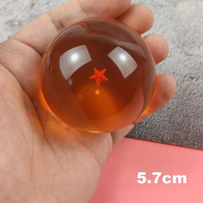 4.3 5.7 Cm Dragon Ball Z Crystal Ball Anime Figure 1 2 3 4 5 6 7 Star Dragon Balls with Stand