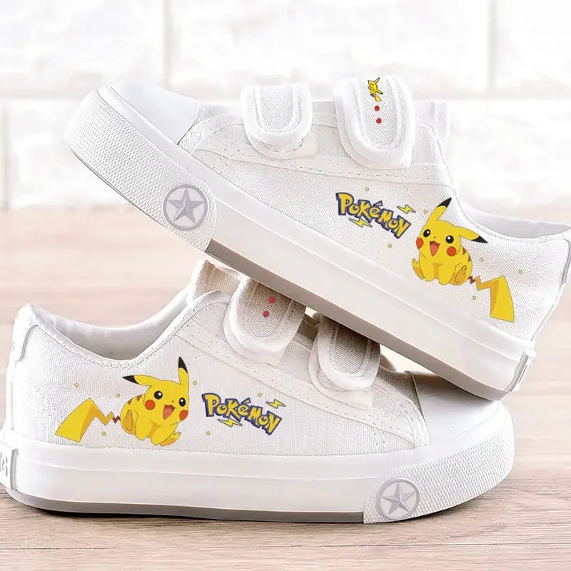 Pokemon Pikachu Children's Canvas Shoes Spring Autumn Boy's Sneakers